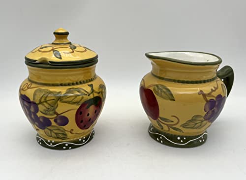 Ceramic Cream and Sugar Set