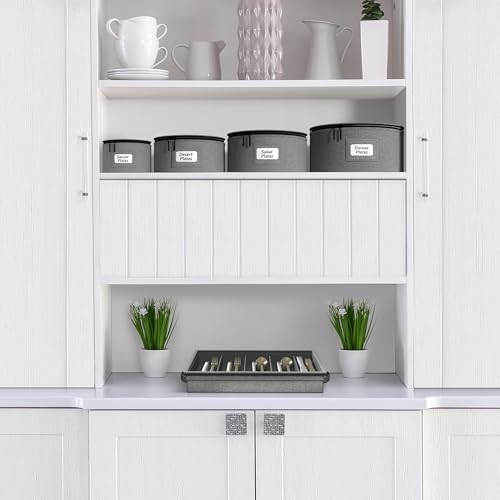 China Storage Containers (Gray / Dessert Plate Storage)