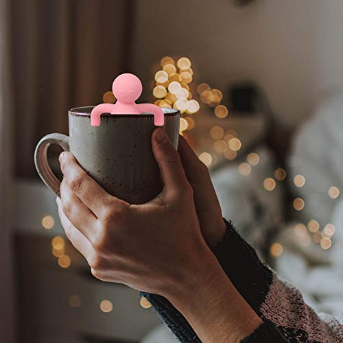 Loose Leaf Tea Infuser Tea Steeper for Girl Kid Extra Fine Mesh Pink (Pink)