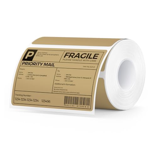 4x3 Thermal Labels (Brown / 4x3")