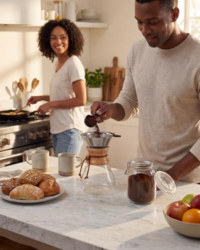 Pour Over Coffee Maker Set (Slim Shape / 34 Ounces)