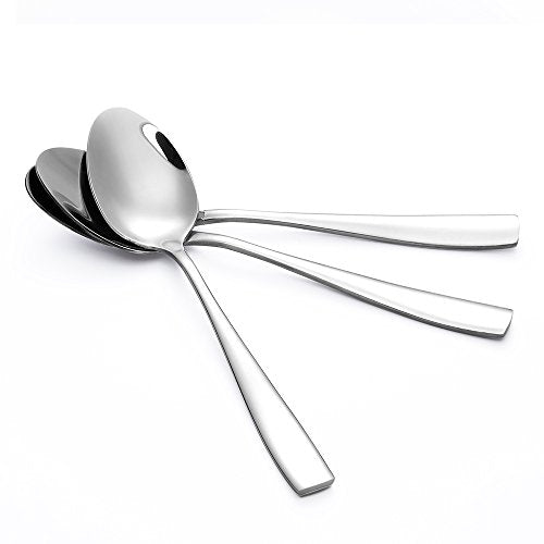 24 Piece Large Stainless Steel Dinner Spoons (8"LX1.69"WX0.2"H)