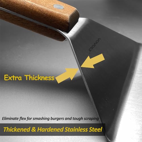 Stainless Steel Spatula Set (3" x 8", 5" x 6", 3" x 5")