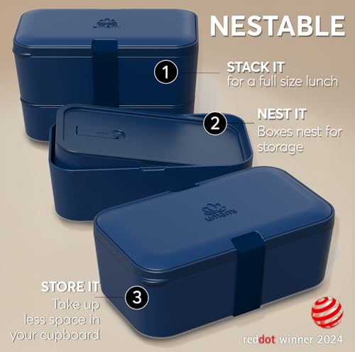 Bento Box Adult (L - 50 oz / Midnight Blue)