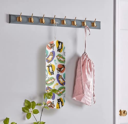 Cat Pattern Grocery Bags Holder Organizer For Shopping Bags (Cat 01)