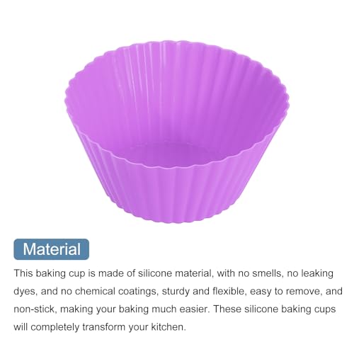 18Pcs Silicone Cupcake Liners
