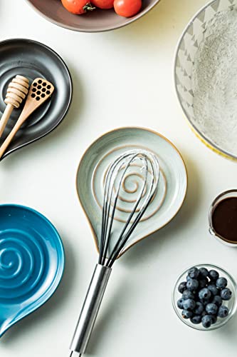 Spoon Rest Large Ceramic Spoon Holder for Stove Top