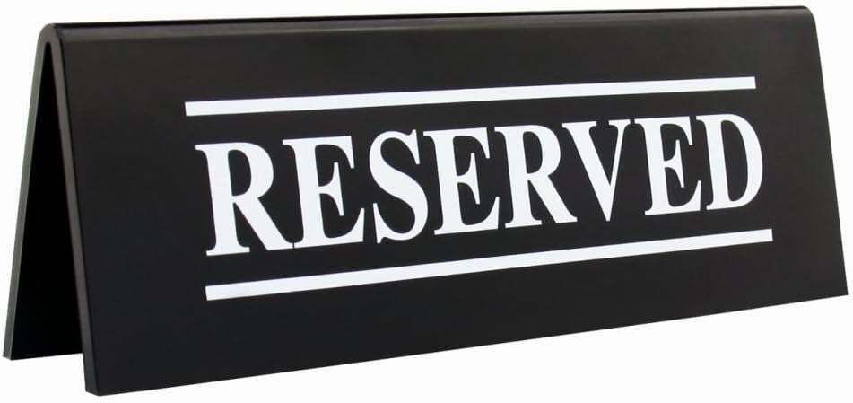 Stainless Steel Table Tent Sign