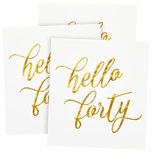 40th Birthday Napkins (50 Pack)