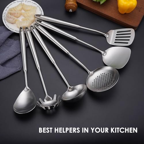 6 PCS All Metal Cooking Utensils Set (6-Pieces)