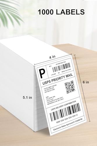 4x6 Thermal Labels (4000 Labels)