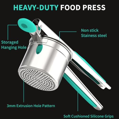 15oz Stainless Steel Potato Masher Ricer (SPR-G)