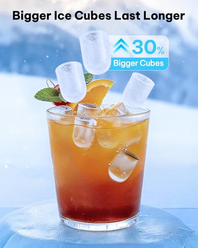 Ice Maker Countertop (Black / 26.5 lbs)