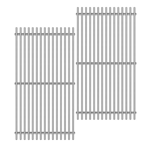 9MM 17.5" Stainless Steel Grill Grates for Weber Spirit E (17.5" Spirit 300)