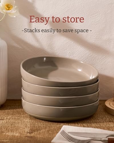 Milkyway 33 oz Pasta Bowls Set of 8 (Cinnamon Brown / Set of 8)