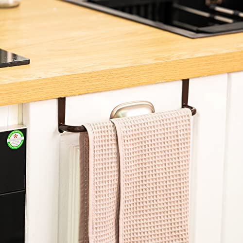 Over Cabinet Door Towel Bar (Brown)