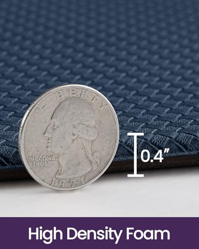 Kitchen Floor Mats Cushioned Anti Fatigue (Dark Blue / 86"l X 23"w X 0.4"th)