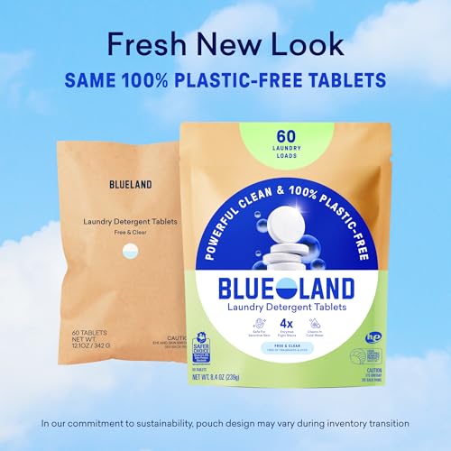 100% Plastic Free Laundry Detergent Tablets (120 Count)