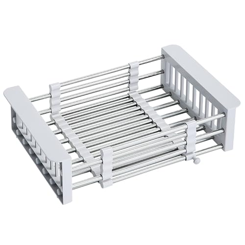 Over Sink Dish Drying Rack (Gray)