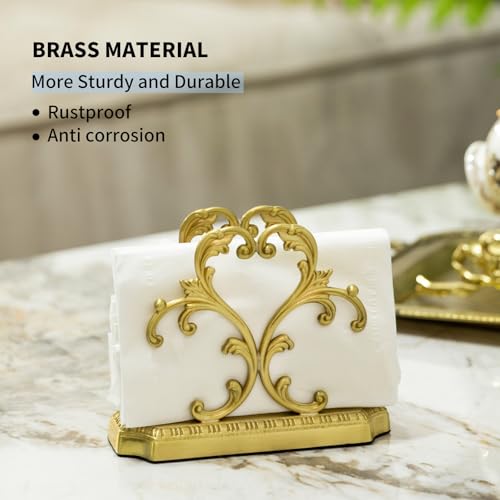 Luxurious Gold Napkin Holder for Table
