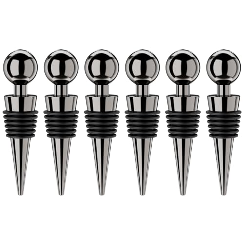 Vacuum Wine Bottle Stoppers 6Pcs (3 Count)