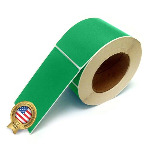500 Rectangle Stickers (Green)