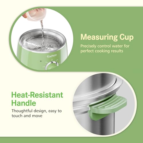 Hard Boiled Egg Cooker (Retro Green / 2-Tier)