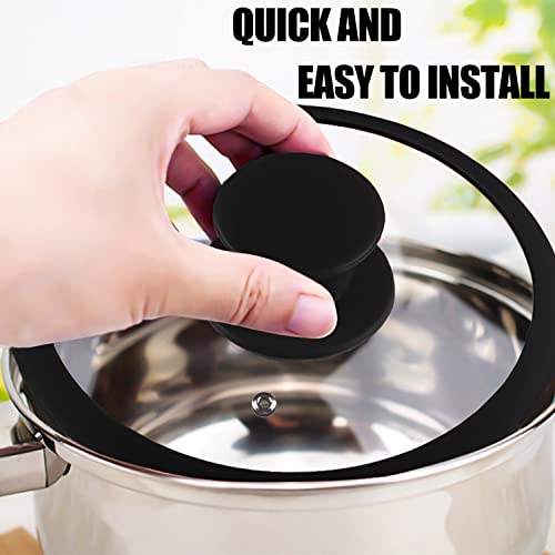 Universal Pot Lid Replacement Knobs (2 Knobs Black)