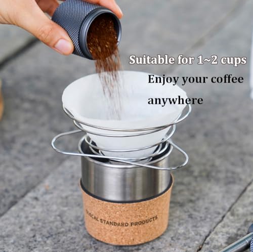 Collapsible Pour Over Coffee Dripper Stainless Steel