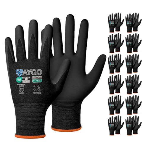 Safety Work Gloves (12 Count)