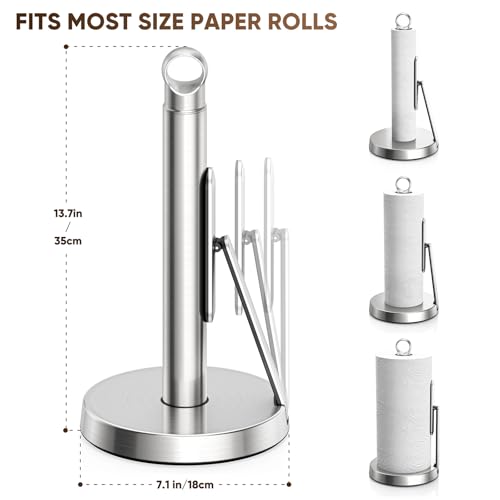 Heavy Duty Paper Towel Holder with Tension Arm
