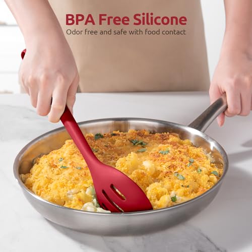 Silicone Spoons Set of 2 (Red)