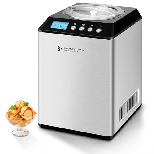 2.64QT Ice Cream Maker Machine with Compressor