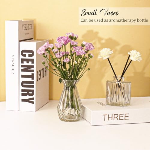 Set of 36 Glass Bud Vases Small Flower Vases for Centerpieces (Clear)