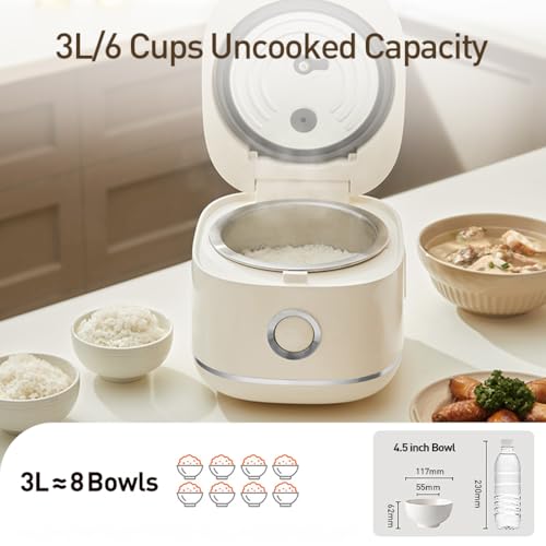 Stainless Steel Rice Cooker (6 Count)