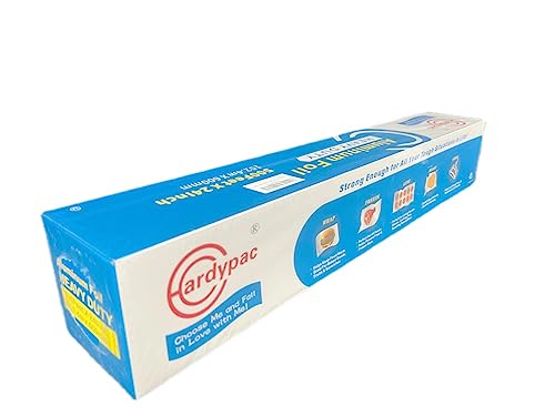 24 Inch Extra Wide Heavy Duty Aluminum Foil Roll (1000 Sq Ft)