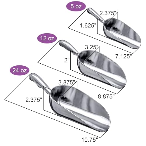 Elsa Aluminum Ice Scoops (3 Count)