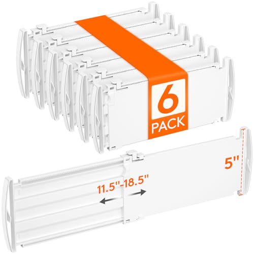 5" Tall Drawer Dividers (5"H, 11.5-18.5"L)