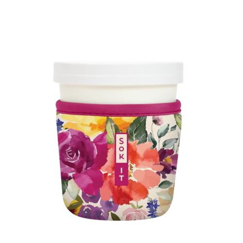 IceCreamSok Insulated Neoprene Cover (Blooming Bright / Fits Tapered Pints)