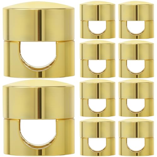 10 Sets Charger Holders for Cords (10 Sets / Gold)