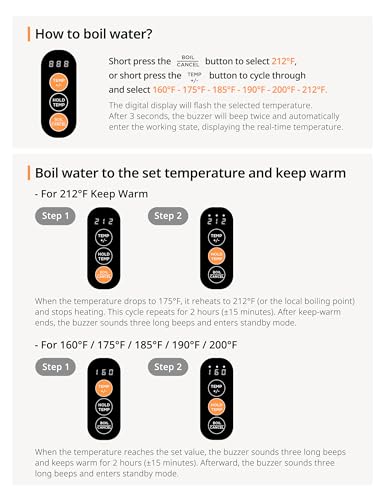 Stainless Steel Temperature (1.8 Quarts / Silver Digital)
