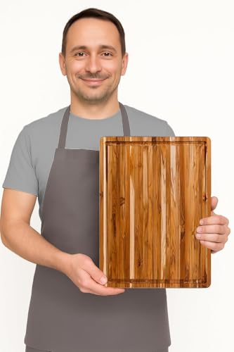 Carving Board and EON Cutting Board Oil Set (Cutting Board with Maintenance Oil / Small (16 inch x 12 inch x 1.5 inch))