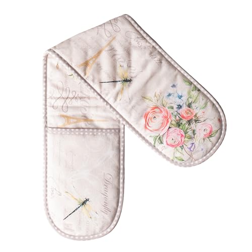 Double Oven Mitts 100% Cotton Double Oven Glove (059 - Champ De Mars / 7" x 35" (Double Oven Mitt))