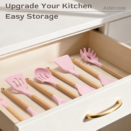 Kitchen Utensils set (Pink)