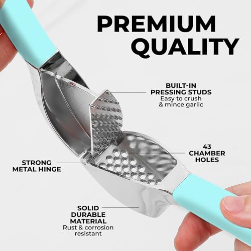 Metal Comfort Grip Garlic Press