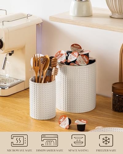 LYDIA Ceramic Utensil Holders (Rhombus)