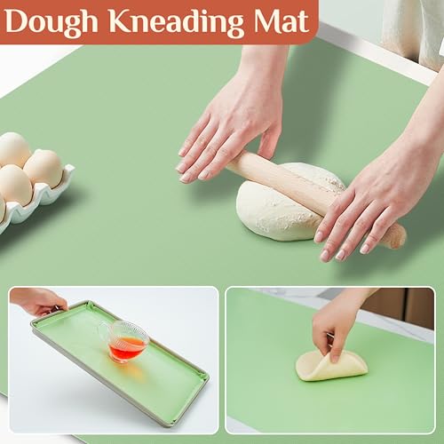 Silicone Baking Mat Roll (Matcha Green / 72"L x 24"W)
