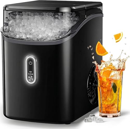 Nugget Ice Maker Countertop (Dark / 33 lbs)
