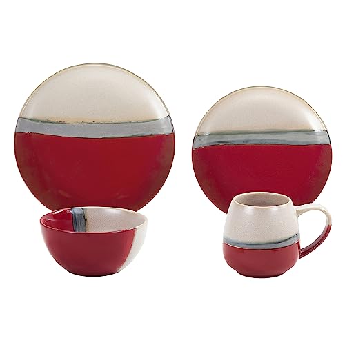 Pasadizo 16 Piece Ceramic Western Dinnerware Set with Plates (Pasadizo Stoneware / 16 Piece)
