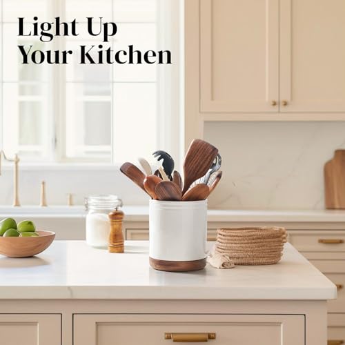 7.6" 360° Rotating Utensil Holder (White Specks / 7.6 Inch)